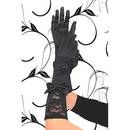 Feine Satin-Handschuhe black